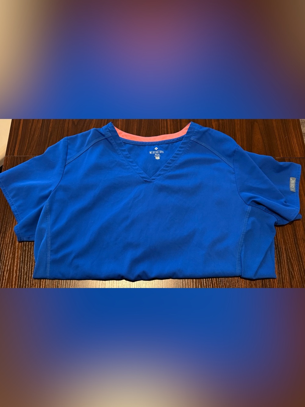 XXL/2X Med Couture ROYAL Scrub Top